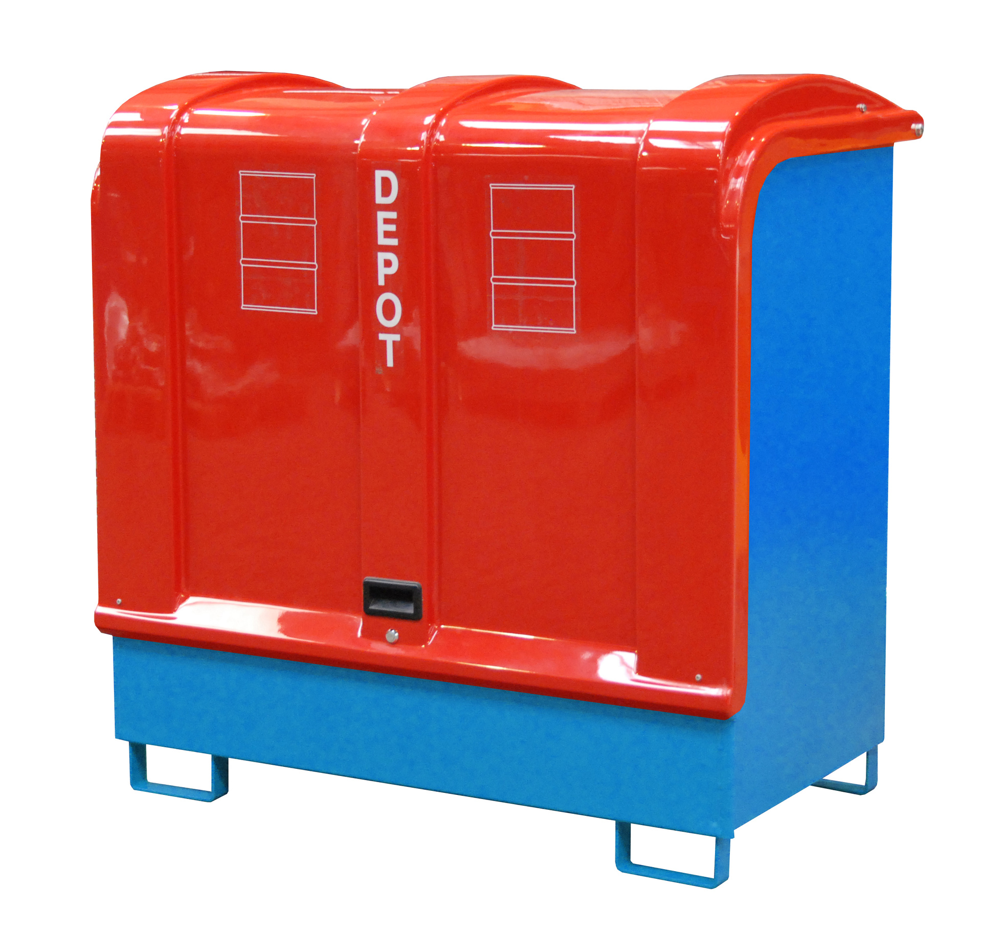 Gefahrstoff-Depot Typ GD-B RAL 5012 Lichtblau